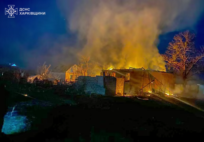 Росіяни атакували безпілотниками Ізюм: є постраждалі та загибла