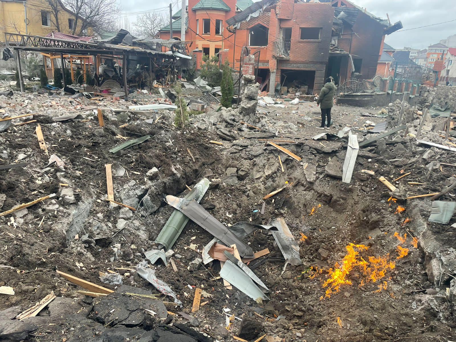 Вранці у Білій Церкві ворог авіаударом розбив 20 будинків