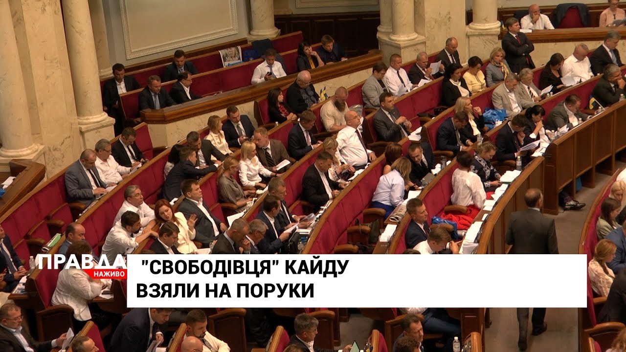 Бійка в Раді: свободівця Кайду взяли на поруки