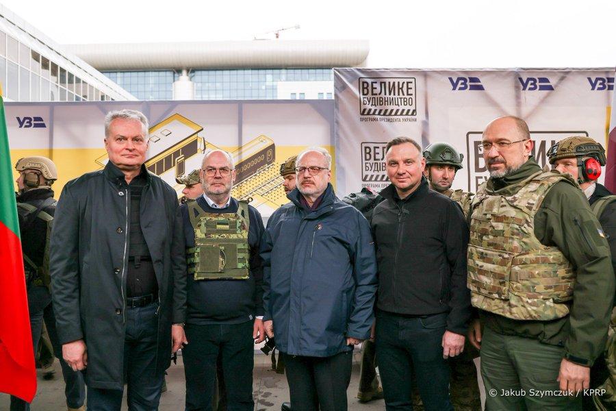 До Києва прибули президенти одразу чотирьох країн