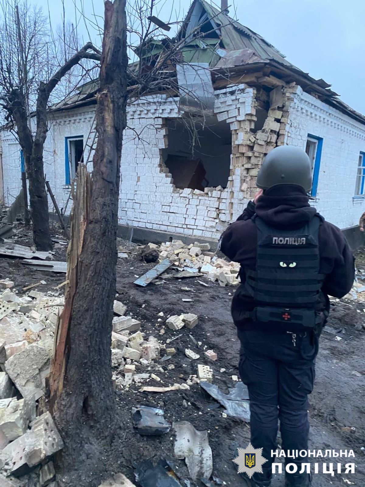 Атака ворожих безпілотників на Київщину: у поліції повідомили про наслідки (фото)
