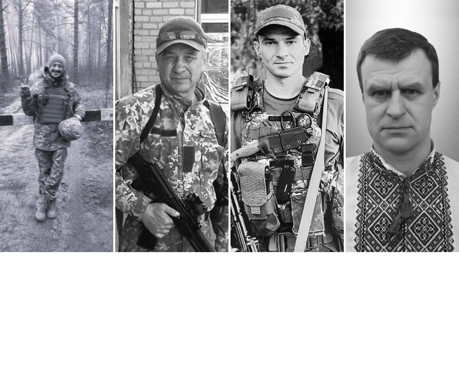 Загинули на Курщині, Запоріжжі та Луганщині: Львівщина прощається з чотирма захисниками