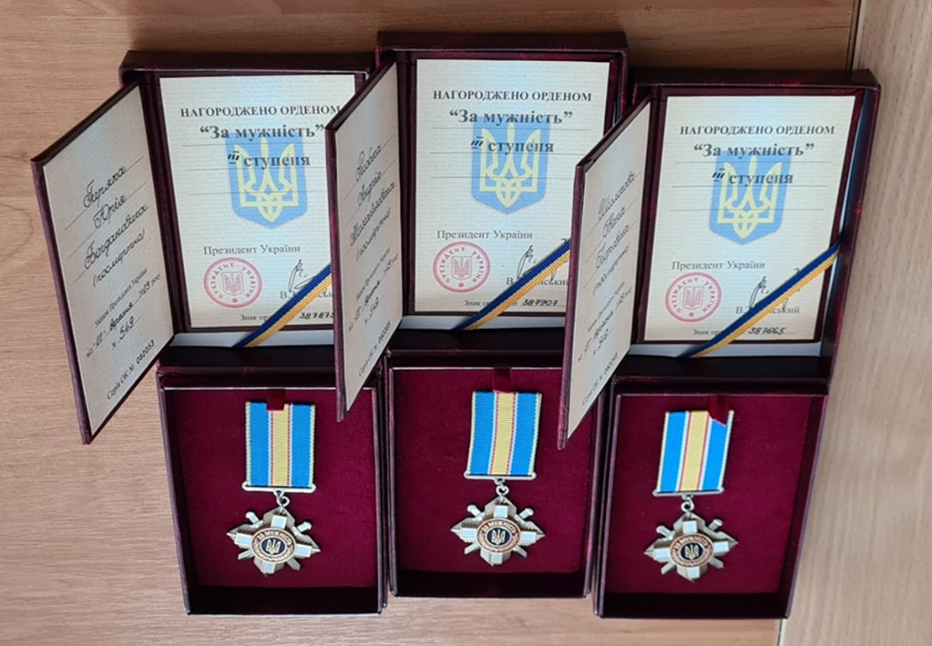 На Львівщині трьох військових посмертно нагородили орденами «За мужність» ІІІ ступеня