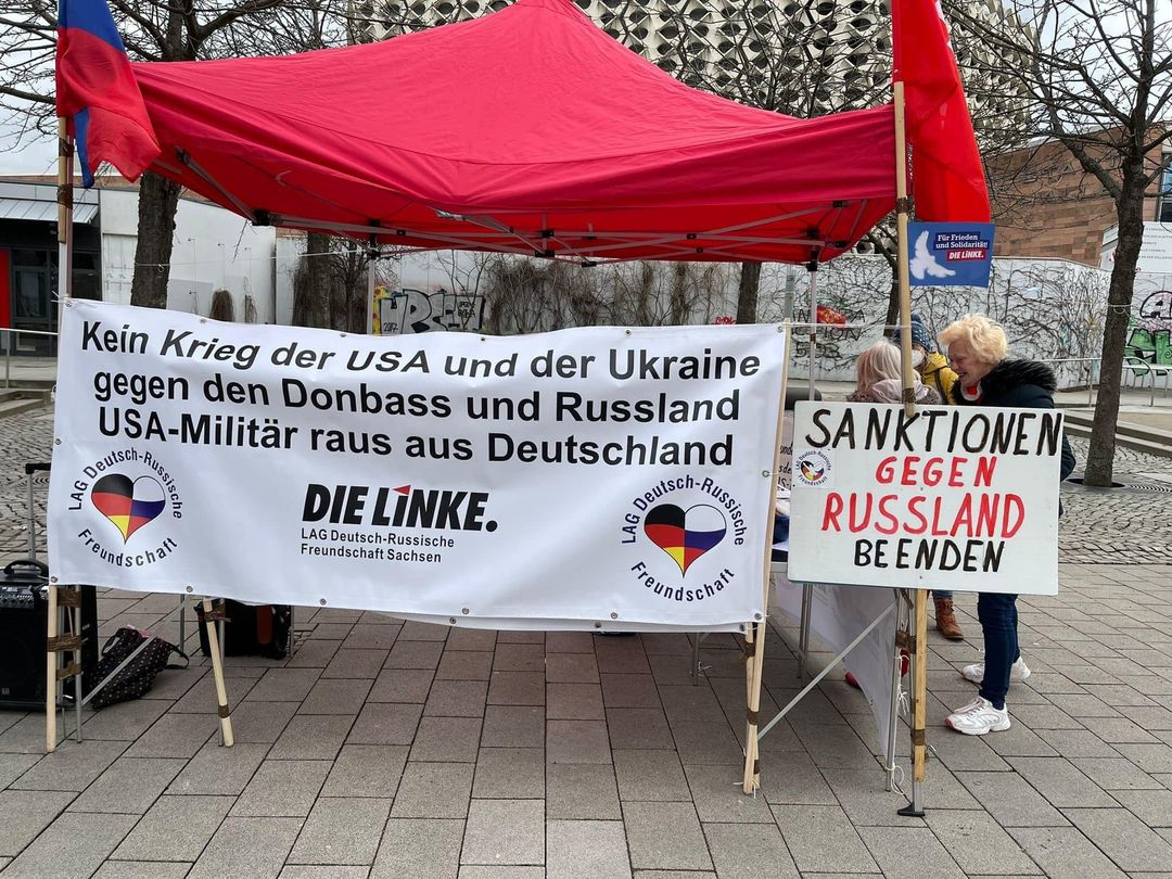 У Німеччині учасники партії "Лівих" закликають зупинити "війну США та України проти Донбасу"