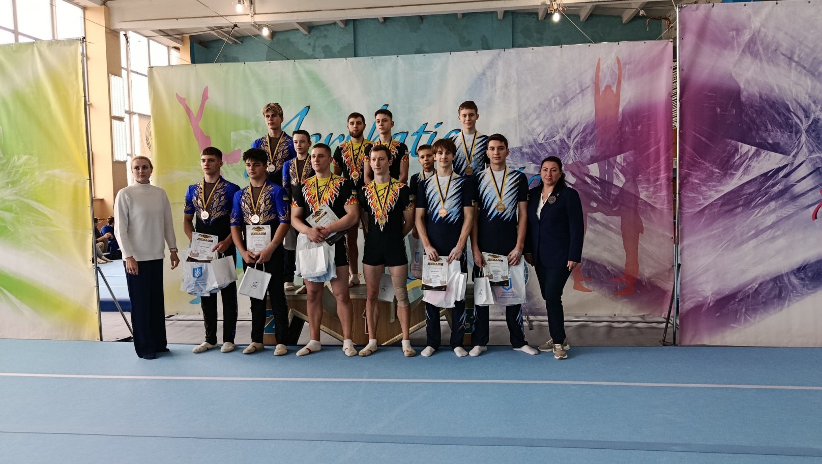 Чемпіонат зі спортивної акробатики: спортсмени зі Львівщини стали чемпіонами України