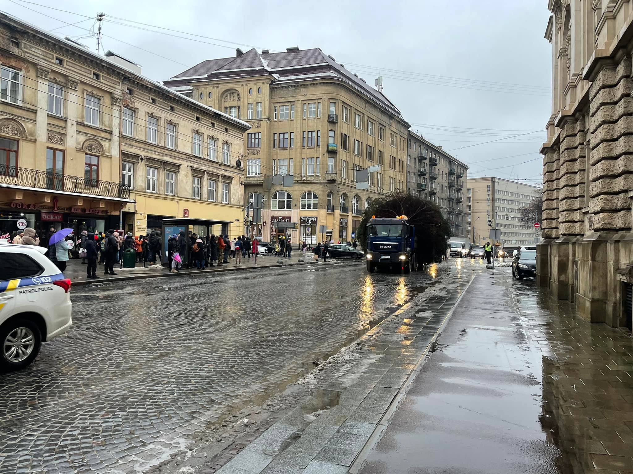 У Львові встановлюють святкову ялинку. Фото. Оновлено (від 14:00)