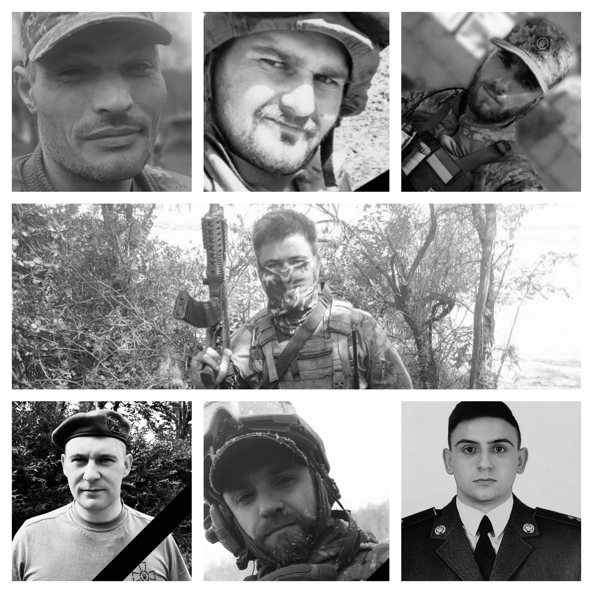 Загинули та півдні та сході України. Львівщина прощається із сімома захисниками