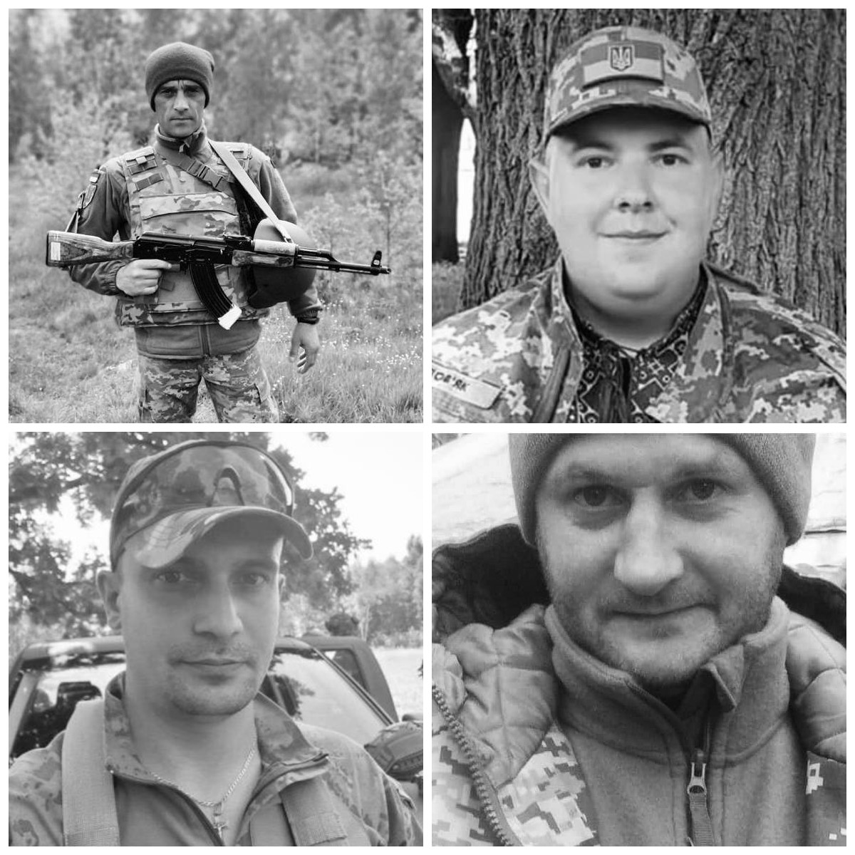 Загинули на Донеччині і Харківщині. Львівщина прощається із чотирма захисниками