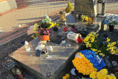 Встановлено особу жінки, що вчинила наругу над могилами загиблих захисників України у Львові