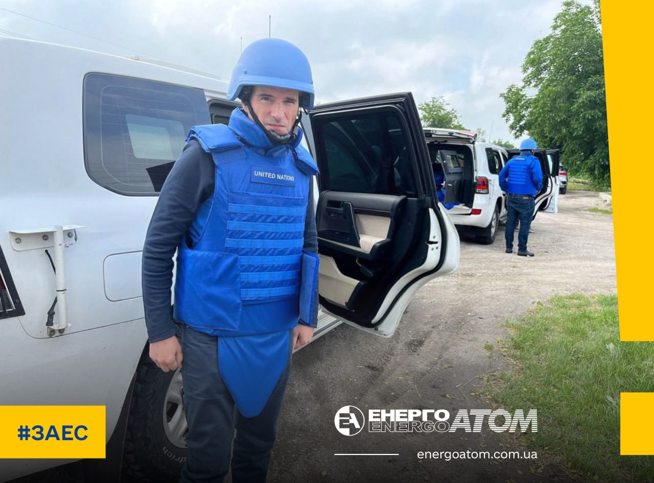 Гендиректор МАГАТЕ Ґроссі приїхав на Запорізьку АЕС