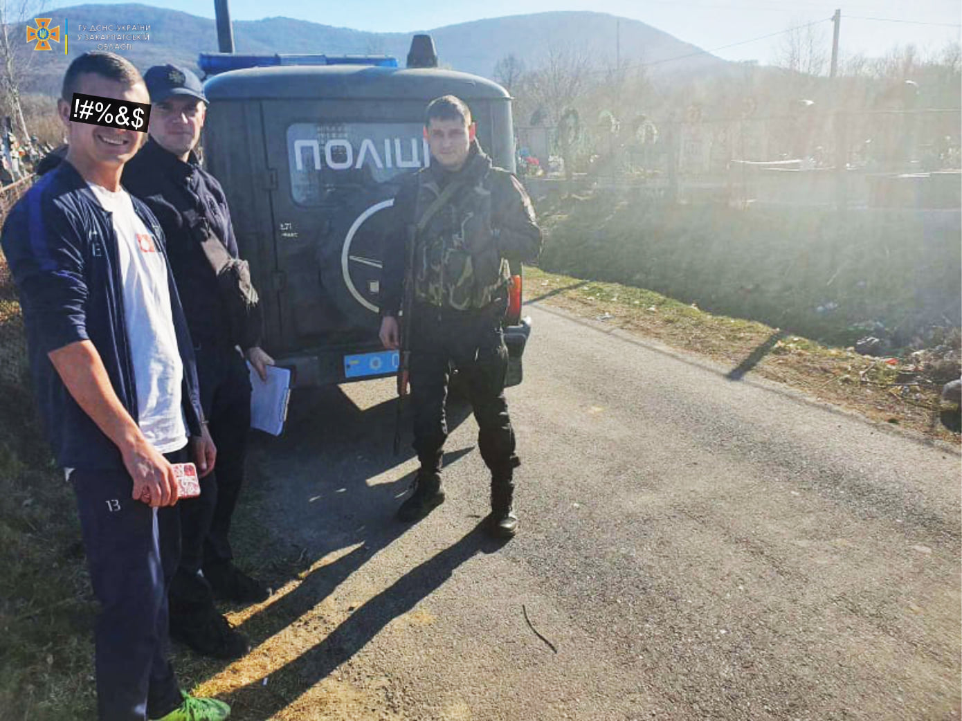 Закарпатський палій сухостою сам здався поліції, коли ледве не спалив місцевий цвинтар