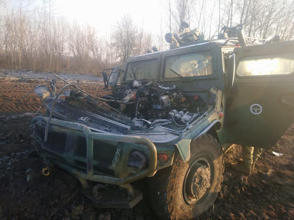 ЗСУ розгромили колону російської техніки на Чернігівщині