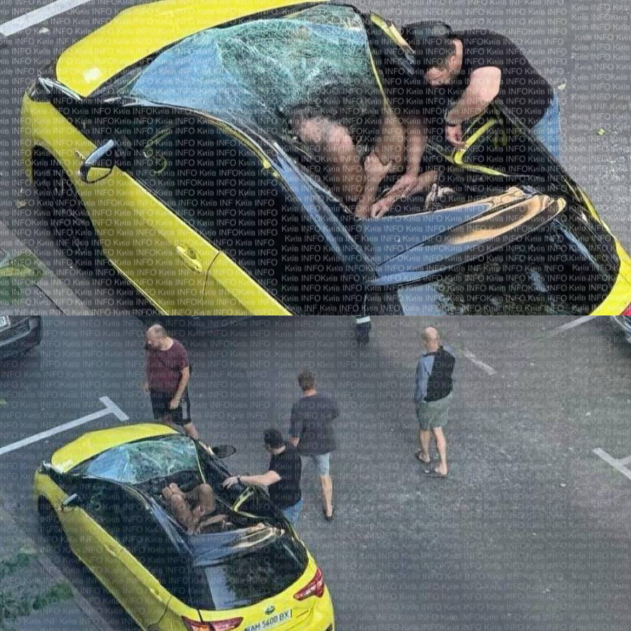 У Києві чоловік випав з 19-го поверху та вижив, приземлившись на автомобіль