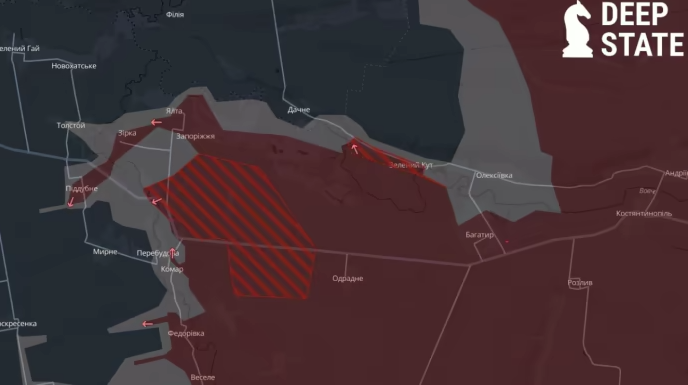 Росіяни окупували ще два села біля адмінмежі Донеччини та Дніпропетровщини, – Deepstate
