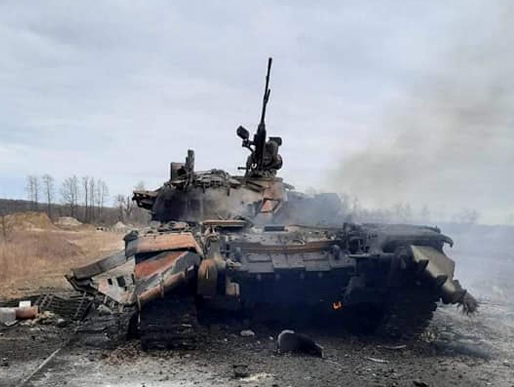 Втрати росіян за 8 днів війни: понад 9 тисяч загиблих, 939 знищених бронемашин