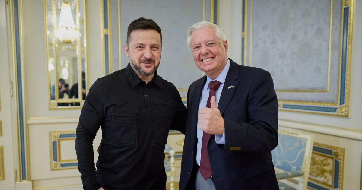 Зеленський висловив співчуття загиблому сенатору США Ліндсі Ґрем