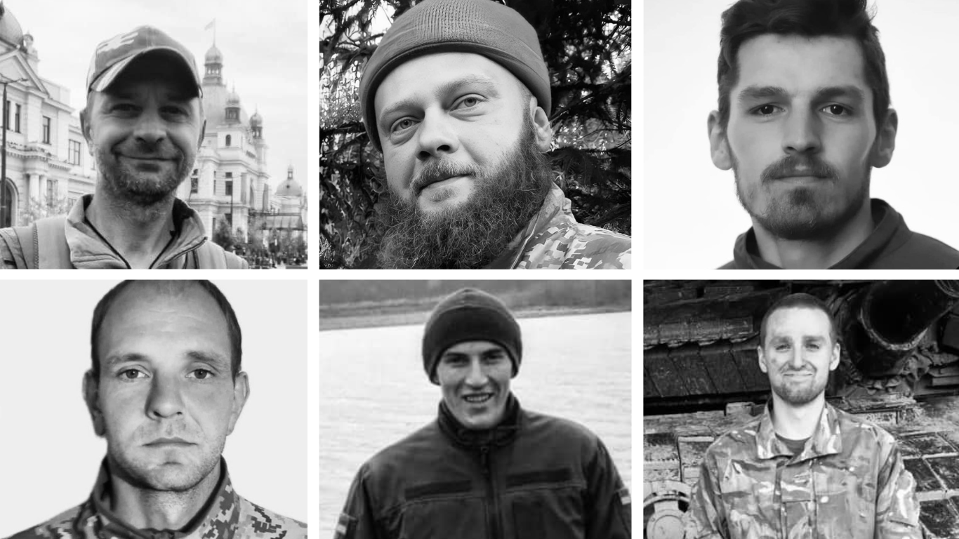 Загинули на сході та Запоріжжі. Львівщина прощається із шістьма захисниками