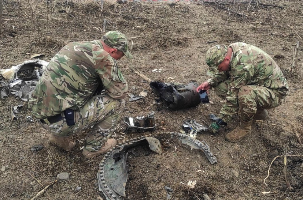 На Львівщині знешкодили бойову частину російського дрона та залишки ракет