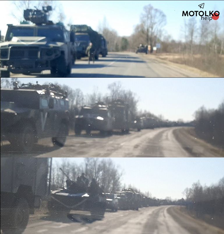 Втеча з київського і чернігівських напрямків, відвід від кордонів у Білорусі. Окупанти рухаються "у тил"
