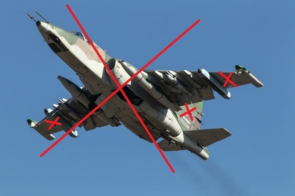 Сили оборони збили ворожий Су-25 на Донецькому напрямку. Генштаб