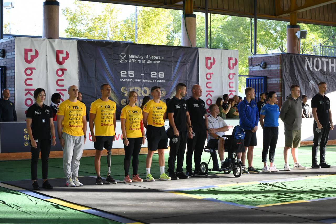 Українські ветерани здобули понад 240 медалей на Strong Spirit's Games