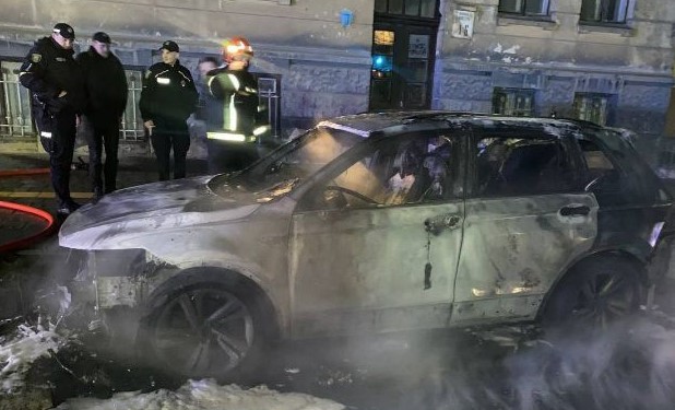 У Львові впіймали мешканця Луганщини, який підпалив авто на вул. Бандери
