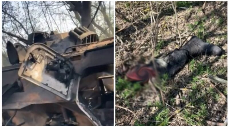 Львівські десантники знищили ворожий модифікований БТР-80 разом з екіпажем