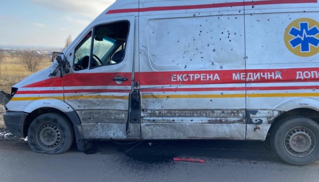 У Куп'янську на Харківщині війська РФ атакували дроном  «швидку»: є постраждалі (фото)