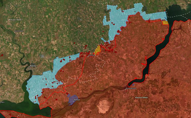На Півдні окупанти завдали масштабних артилерійських ударів, - ISW