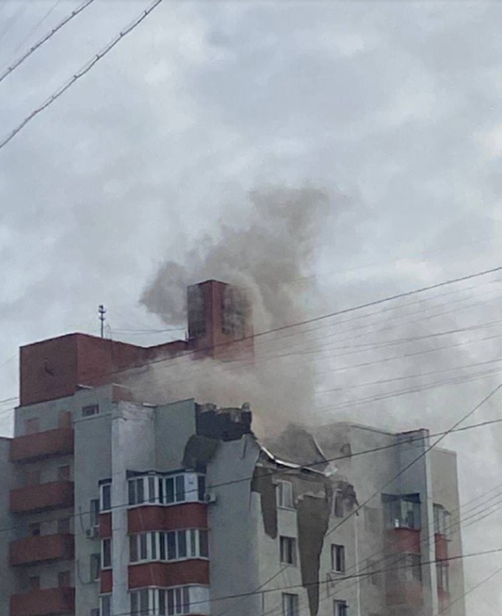 У Бєлгороді ракета вдарила по житловому будинку росіян. Запускали бомбити Харків