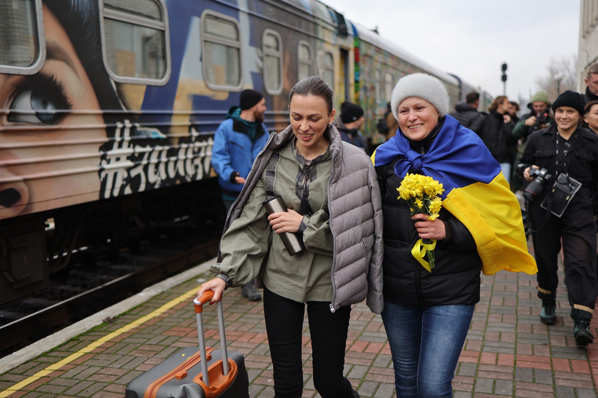 У Херсон прибув перший пасажирський потяг від початку повномасштабного вторгнення