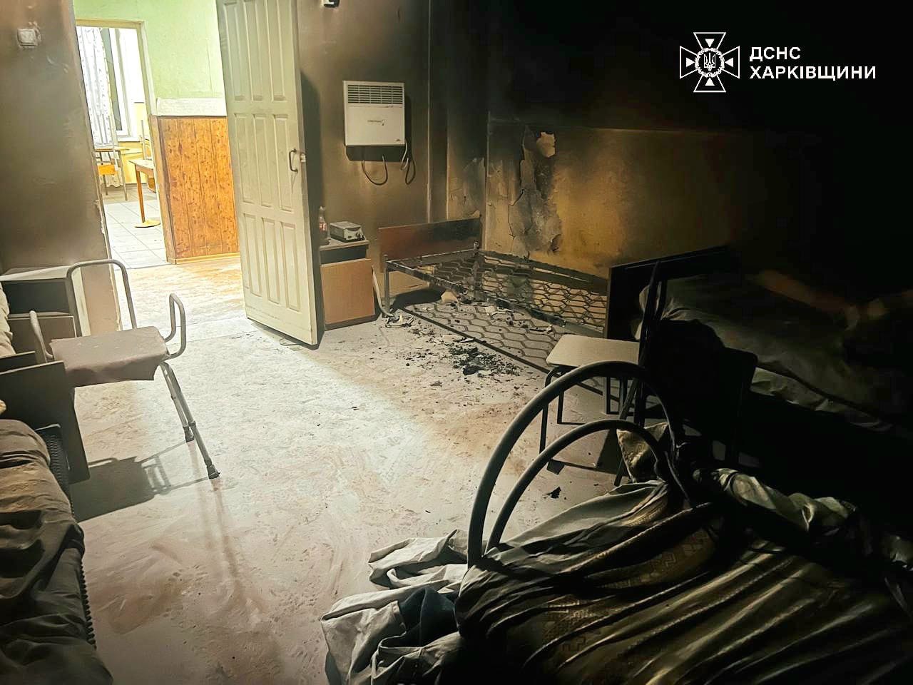 На Харківщині помер 28-річний пацієнт інтернату, який отримав тяжкі опіки під час пожежі