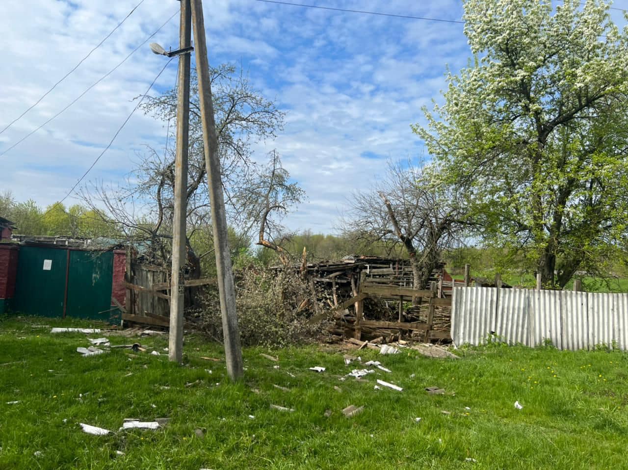 На Сумщині під час обстрілів у своєму дворі загинув пенсіонер