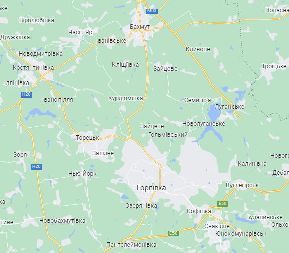 ЗСУ взяли під вогневий контроль трасу Бахмут-Горлівка
