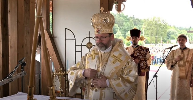 Літургія під час прощі до Страдча. Наживо