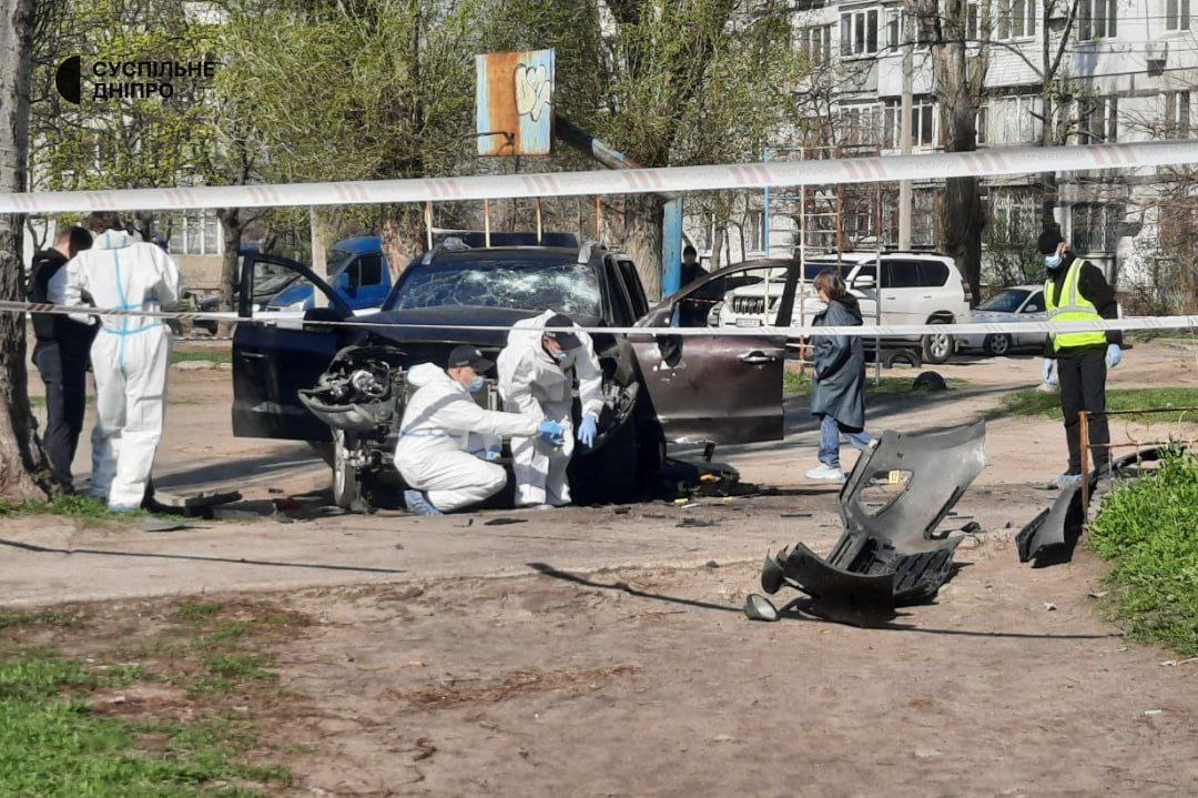 Вибух автомобіля у Дніпрі: стало відоме ім’я пораненого посадовця