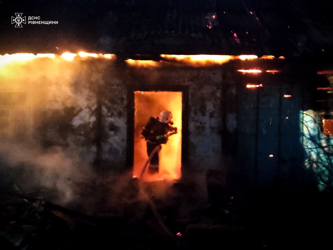 У пожежі на Рівненщині загинув чоловік