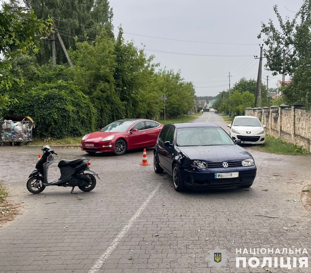 У ДТП на Львівщині постраждав 16-річний скутерист