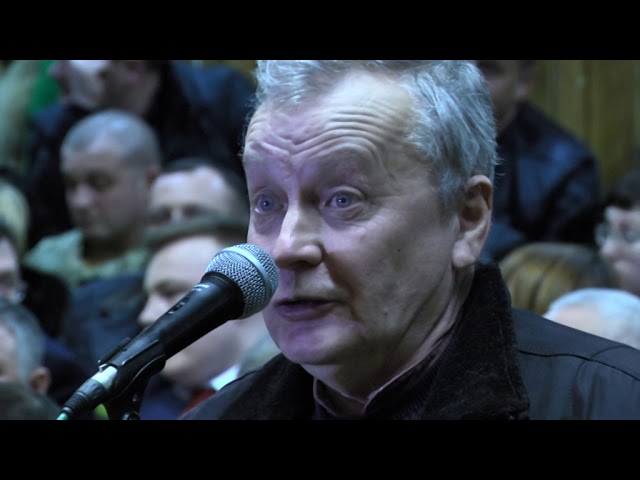 Синютка вчергове прозвітував перед громадою