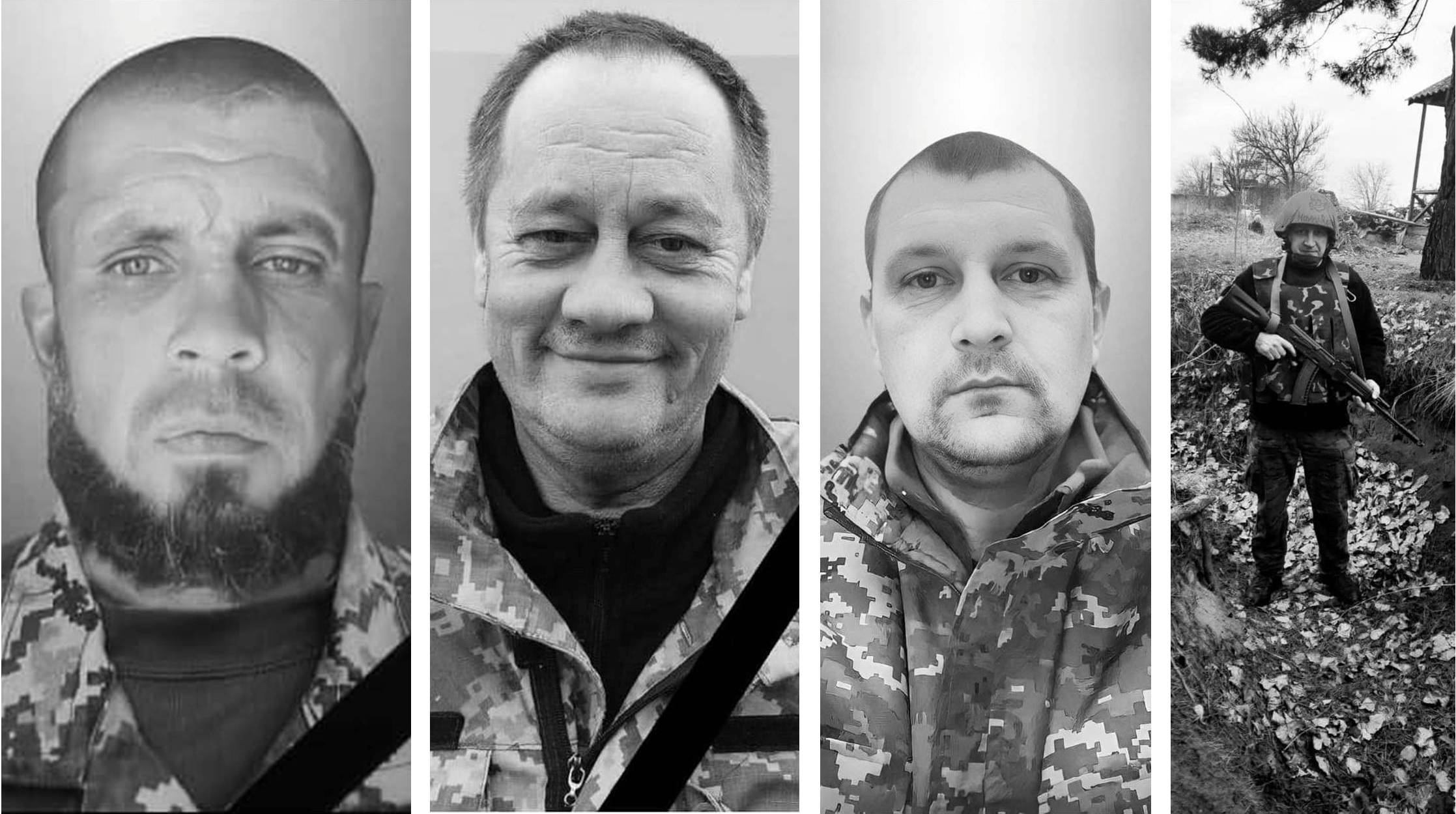 Загинули на Харківщині та Запоріжжі: Львівщина прощається з чотирма Героями