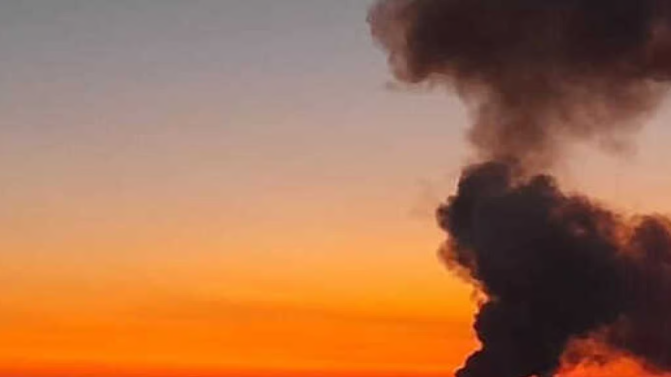 З'явилося відео прильоту Орєшніка на Київщині
