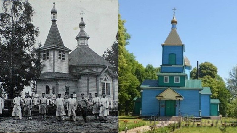 У селі на Рівненщині повністю згоріла церква, якій понад 140 років (ВІДЕО)