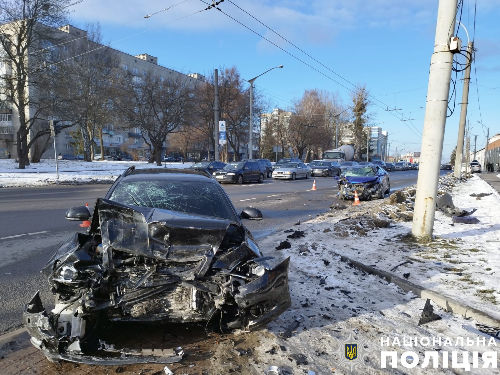 У Львові зіткнулися два автомобілі. Травмувалися п'ятеро людей, серед них – неповнолітня