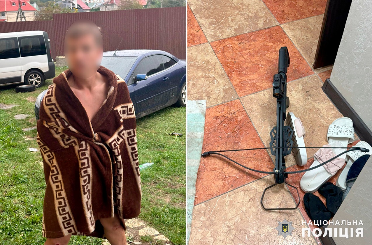 На Хмельниччині чоловік стріляв з арбалета по автівках: у поліції повідомили деталі