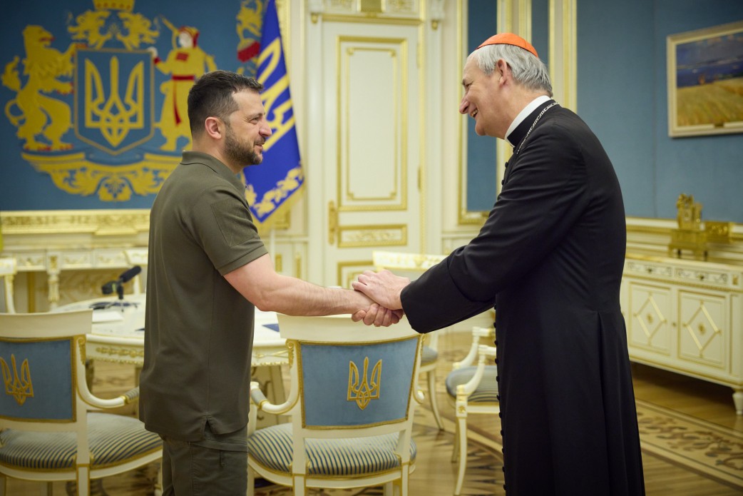 Український варіант формули миру. Зеленський зустрівся з представником Ватикану