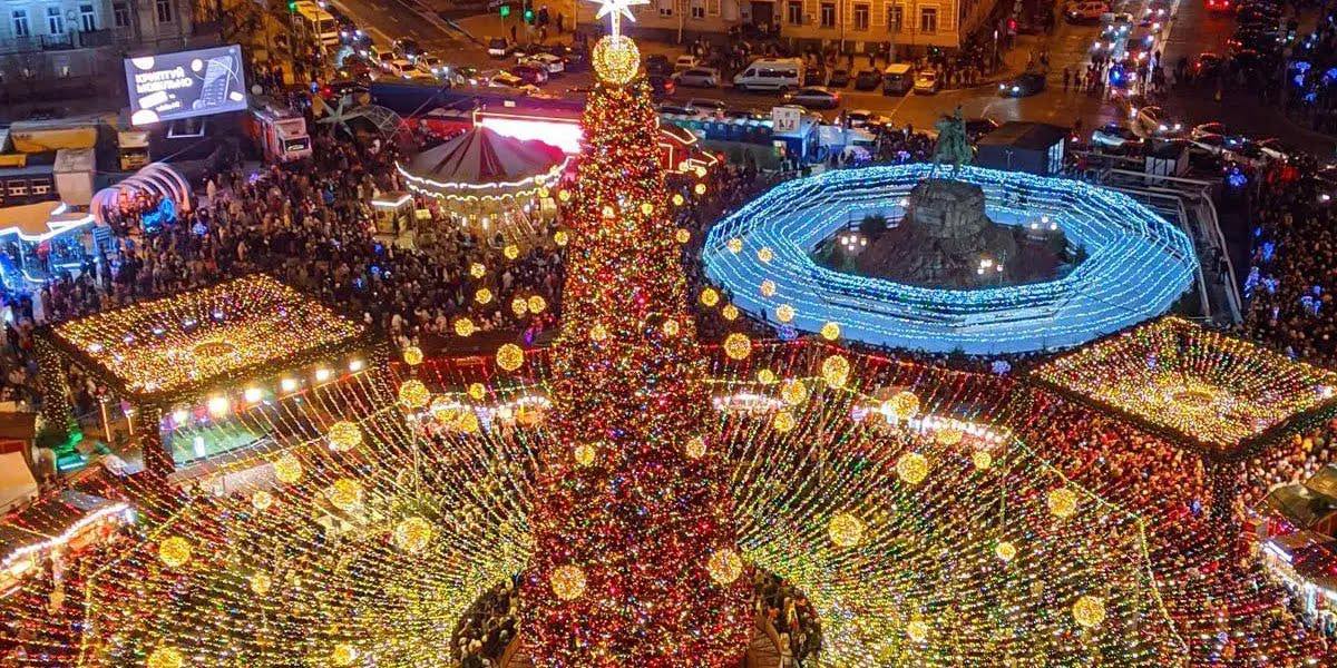 Київська ялинка потрапила в топ-15 найкрасивіших у Європі