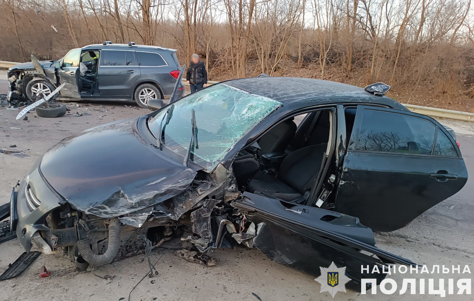 Біля Львова зіткнулися автомобілі: двоє людей постраждало