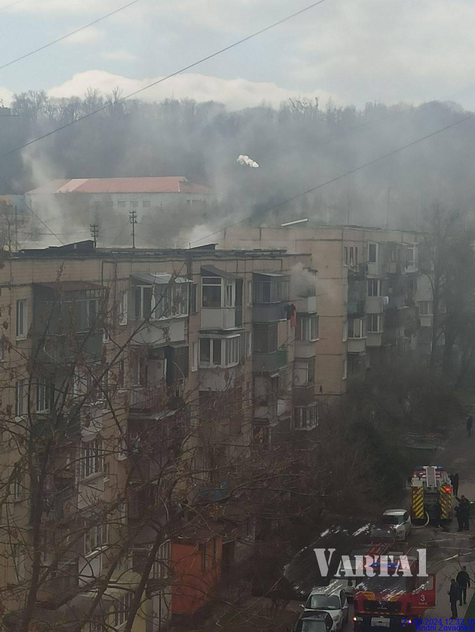 У Львові горіла квартира в багатоповерхівці