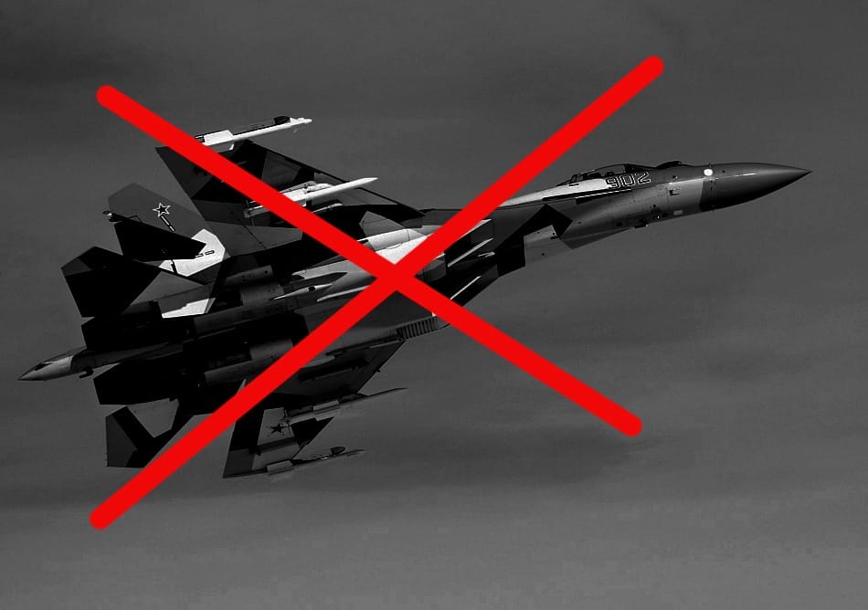 ЗСУ збили на Херсонщині ворожий Су-35, який атакував українські штурмовики