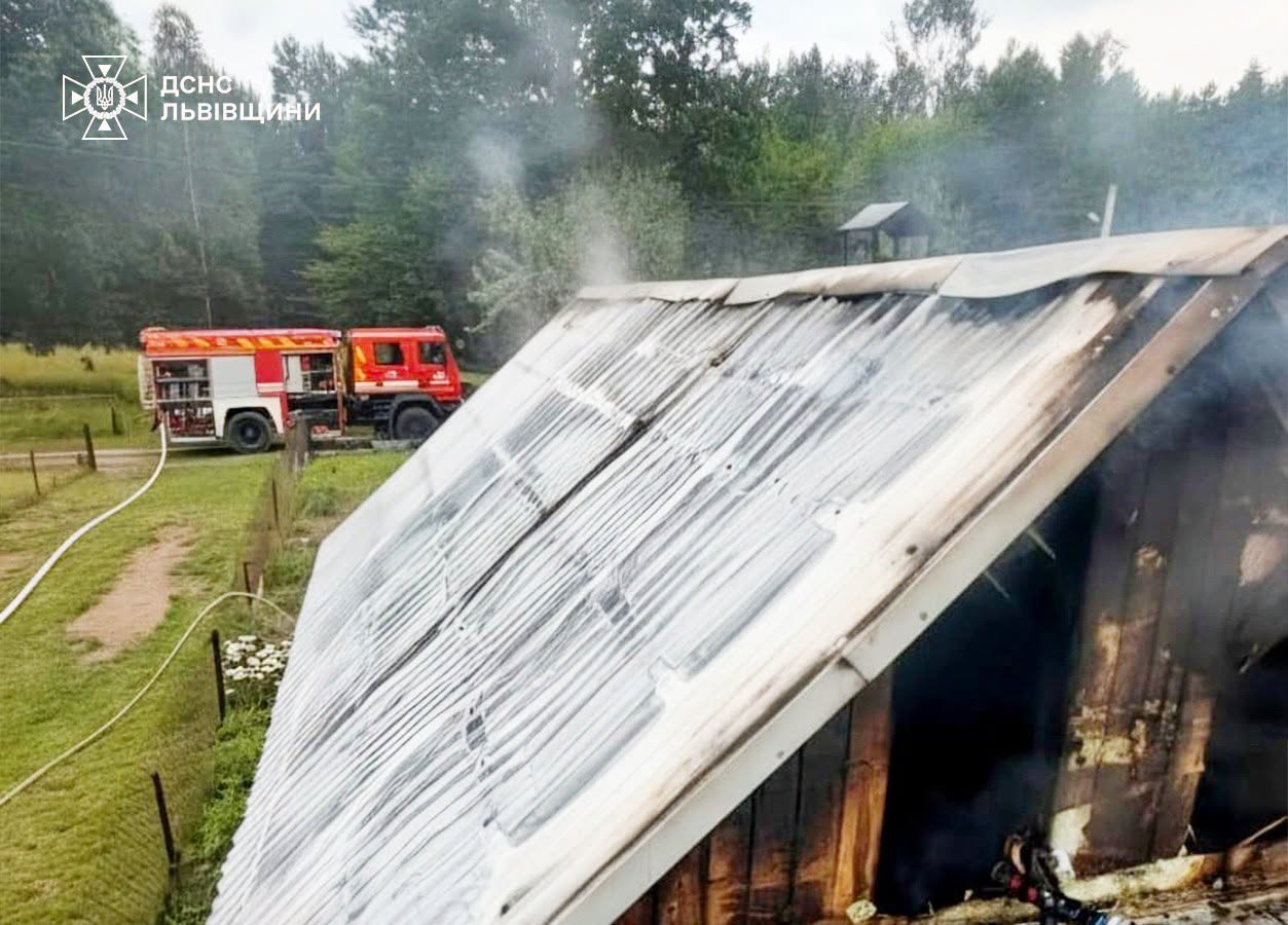 На Львівщині вирувала сильна пожежа: з'явилося фото